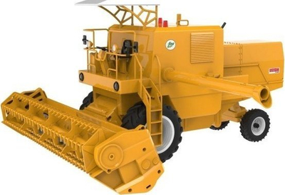 Играчка жетварка Double Eagle ATA Bizon Z056, размер 1:16, рачна, жолта