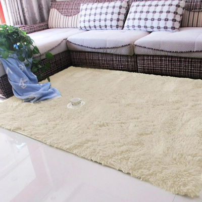 Тапет Living Room Dense Soft Plush Shaggy, 250x300 cm, долг мек плюшен, крем беж