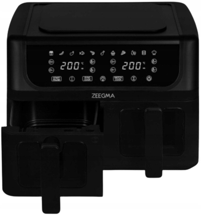 Fritezë ajri Zeegma Dual, 9L, 1700W, e zezë