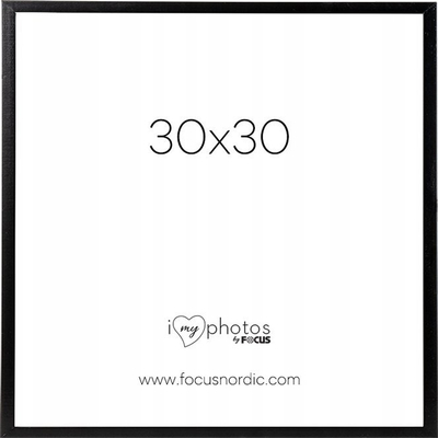 Kornizë fotosh Focus Soul Black Frame, 30x30 cm, dru, e zezë