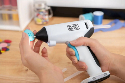 Pиштол за лепак Black and Decker BCGL115, без кабел, 3.6V Li ion, USB порта