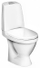 WC Gustavsberg Nautic GB111510201331, хоризонтален излез 90°, Soft Close, бела