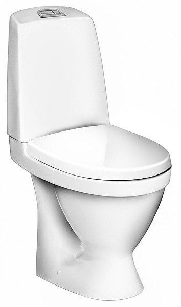 WC Gustavsberg Nautic GB111510201331, хоризонтален излез 90°, Soft Close, бела