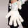 Doreza portjeri Football Masters Varis X Pro NC, madhësia 8, të bardha me jeshile