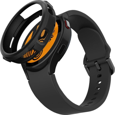 Mbrojtëse ore Spigen Liquid Air për Samsung Galaxy Watch 4 5 40mm, TPU, e zezë