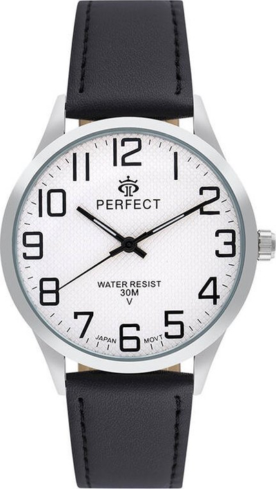 Orë dore Perfect Day PERFECT GXB452-03, për meshkuj, 40mm, argjendi