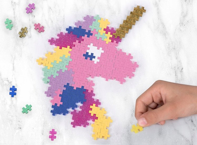 Set ndërtimi Plus Plus Learn to Build Unicorns, 275 elemente, për fëmijë