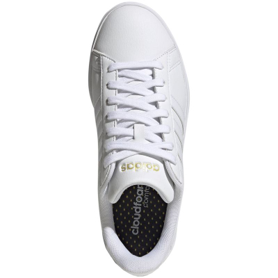 Патики Adidas Grand Court 2.0, меѓуслој мека ѓон, бели