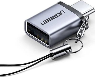 Adapter USB C në USB 3.0 Ugreen, OTG, 5 Gbps, gri