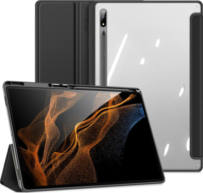 Mbulesë tableti Dux Ducis Toby për Samsung Galaxy Tab S8 Ultra, me mbajtëse për stylus, e zezë