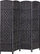 Paravan dhome LAPPAGO Decorations, 4 panele, 163x178 cm, i zi