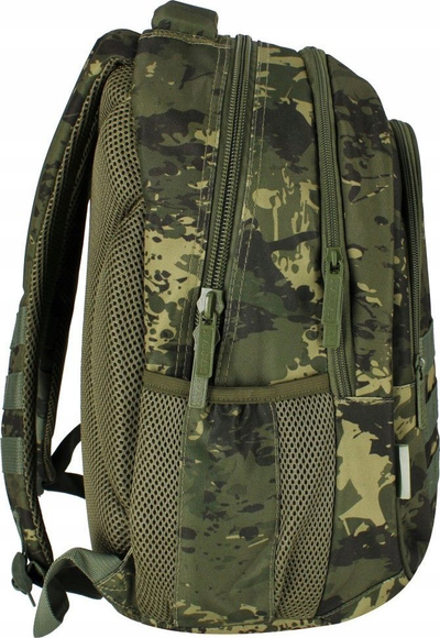 Çantë shkolle Starpak Army, shumëndarëse, ergonomike, kamuflazh jeshile