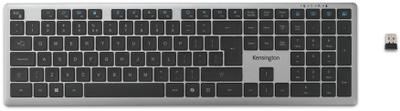 Tastierë Kensington TAS KB535 EQ Wireless, multi device, me bllok numerik, gri e zezë