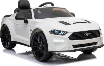 Makina me bateri për kalamaj Ford Mustang GT Drift SX2038, 2 motorë, me telekomandë për prindët, e bardhë