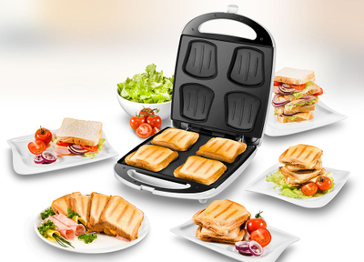 Toster Unold Quadro 48480, i bardhë / i argjendtë