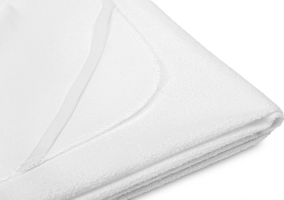 Mbrojtëse dysheku Rojus Rubberized Hygienic Pad, 80x160 cm, pambuk froté, e bardhë