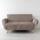 Mbulesë divani WELL Douceur d'intérieur, për 3 ulëse, 279x179 cm, beige taupe