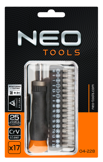 Kaçavida NEO, 17 copë