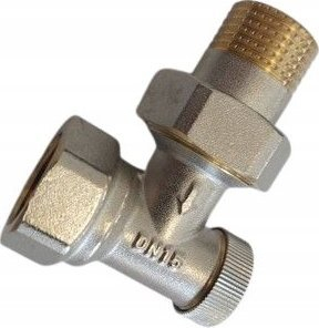 Valvul ndërprerëse Vario Term FK 000M870A001, këndore, 1/2F x 1/2M, e nikluar