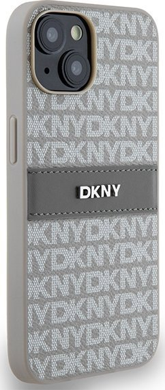 Mbulesë telefoni DKNY DKHCP14SPRTHSLE, iPhone 14 15 13 6.1", hardcase lëkurë, bezhë