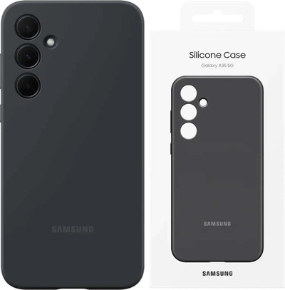 Mbulesë telefoni Samsung EF-PA556, 6.6", silikon, e zezë