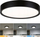 Plafonierë tavani Paulmann Tega LED, IP44, CCT, e zezë