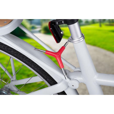 Çelës imbus biçiklete Bicycle Gear Triple, 4/5/6mm, formë Y, i kuq