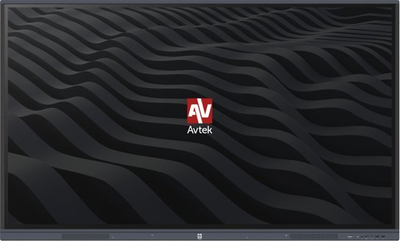 Monitor interaktiv Avtek Touchscreen 7 Lite 65, 65", ekran me prekje, i zi