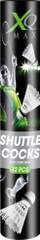 Flutura badminton XQMAX Nylon, set 12 copë, e bardhë
