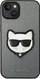 Mbulesë telefoni Karl Lagerfeld iPhone 14 Plus Choupette, argjendi
