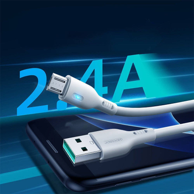 Kabllo USB Joyroom JYR725, USB A në microUSB, 2 m, e bardhë