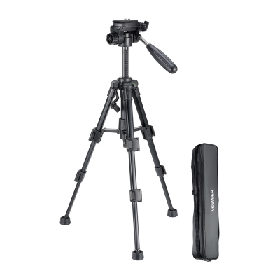 Trekëmbësh tavoline Neewer TP02, mini për DSLR dhe vlog, kapacitet 2kg, i zi