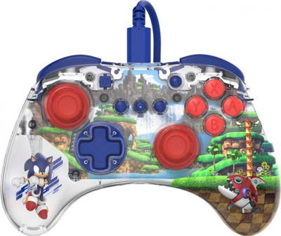 Kontroller PDP RealMz Sonic Green Hill Zone, me kabllo, shumëngjyrësh