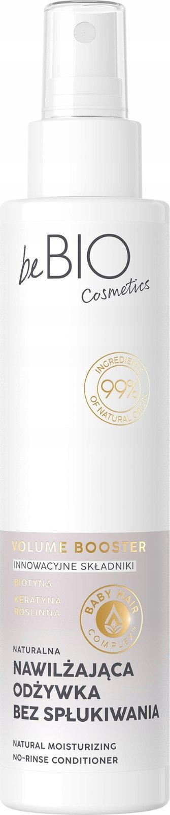 Balsam pa shpëlarje për bebe BeBIO, për lagështi dhe shkëlqim, 150 ml