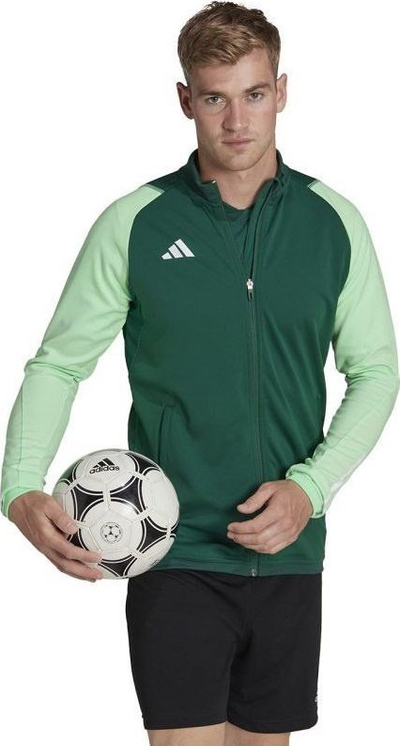 Bluzë stërvitje adidas Tiro 23 Competition M HU1303, AEROREADY, me zinxhir, jeshile