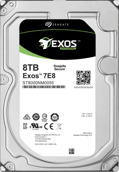 Hard disk Seagate Exos 7E8, 8TB, 3.5", SATA III