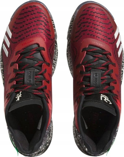 Atlete basketbolli Adidas D.O.N. Issue 4 IF2162, Lightstrike, mesh, të kuqe