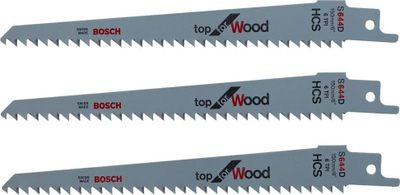 Teh sharre reciproke Bosch Keo F016800303, set me 3 copë, për kopsht