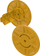 Mbajtëse zorre kopshti Forte Tools Hose Reel, 1/2", 45 m, e verdhë