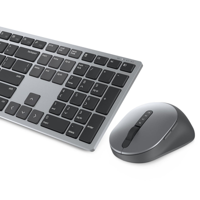 Set tastierë dhe maus Dell KM7321 Pro, Wireless, të hirtë