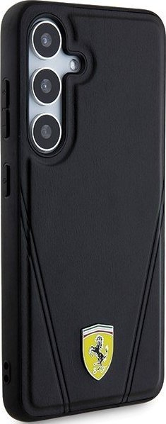 Kllëf telefoni Ferrari FEHMS24MP3BAK, për Samsung Galaxy S24 Plus, MagSafe, i zi