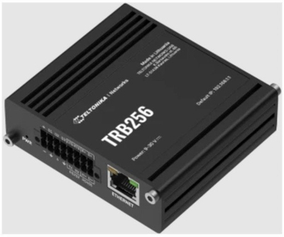 Индустриски гејтвеј Teltonika Networks TRB256, NB IoT 4G, RS 232 RS 485, сив