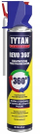 Shkumë poliuretani Tytan Professional REVO 360, multipozicionale me tub, 780 ml