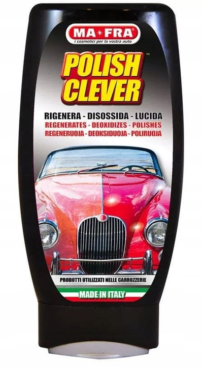 Pasta poliruese Mafra Clever, për karroceri e krom, 250ml