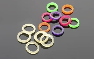 Goma për karrem Mikado - Natural 3mm (heavy) - 50 copa