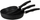 Set tiganësh MG Home Rubella, 3 copa, alumini, black marble