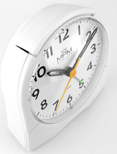 Orë me alarm MPM Quality, e bardhë