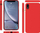 Mbrojtëse silikoni për Xiaomi Mi Note 10, standard, e kuqe