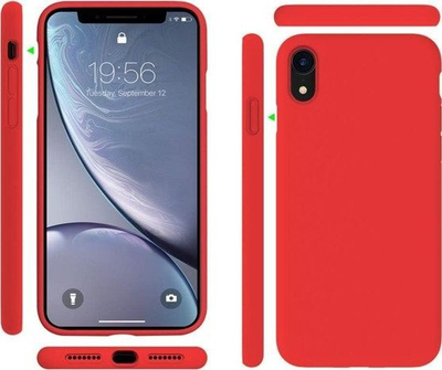 Mbrojtëse silikoni për Xiaomi Mi Note 10, standard, e kuqe