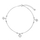 Byzyllyk për këmbë AGAIN Jewelry AJNH0003, 25 cm, i argjendtë